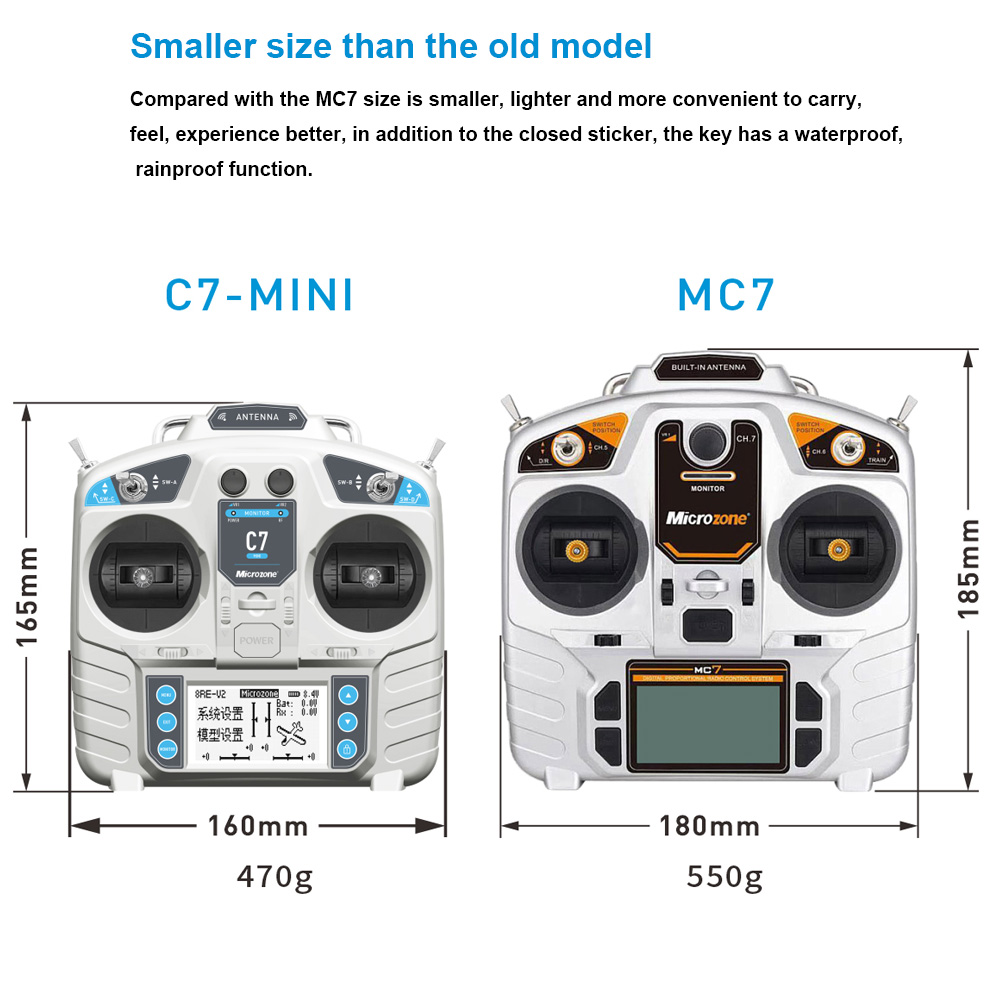 MicroZone MC7 Controller C7 MI - Drone Gimbal Controller review and price