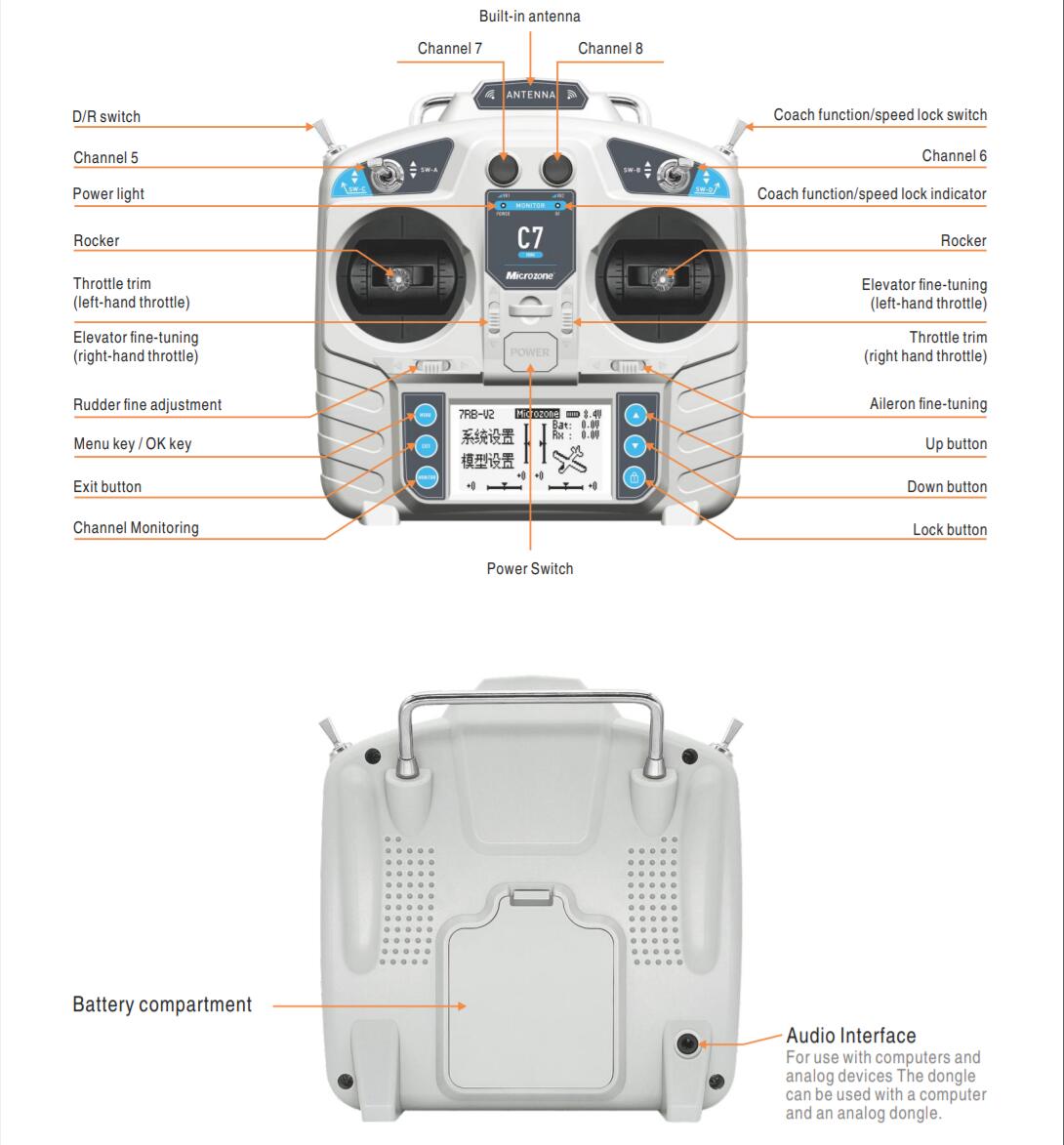 MicroZone MC7 Controller C7 MI - Drone Gimbal Controller review and price