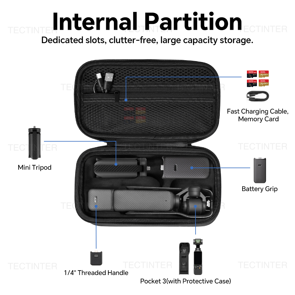 Carrying Case For DJI OSMO Poc - Drone Gimbal Case review and price